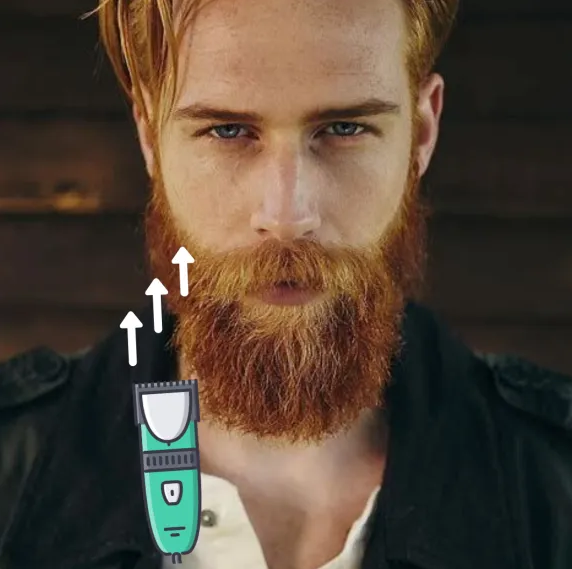 como se reocrta la barba con maquina