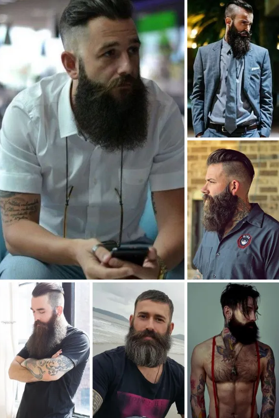modas para la barba
